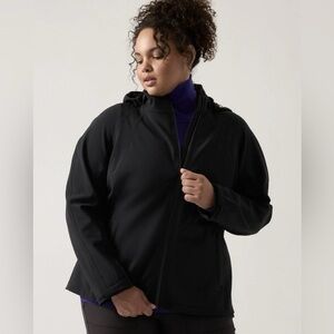 Athleta Size 2X INLET JACKET Black puffer Body Insulated Jacket